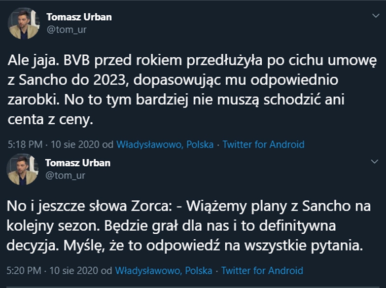 Dyrektor BVB nt. przyszłości Jadona Sancho!